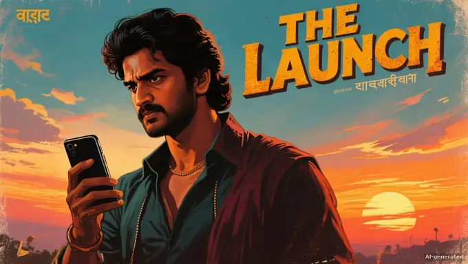 Retro Bollywood poster