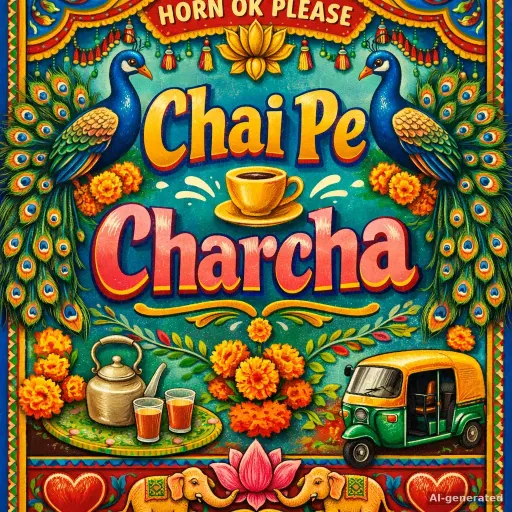 Truck-art café poster